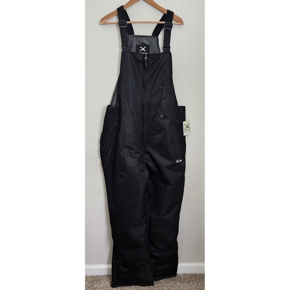 NEW*Arctix Men's Essential Insulated Black Snow Ski Winter Bib Overall Size XL